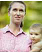 Woman with child